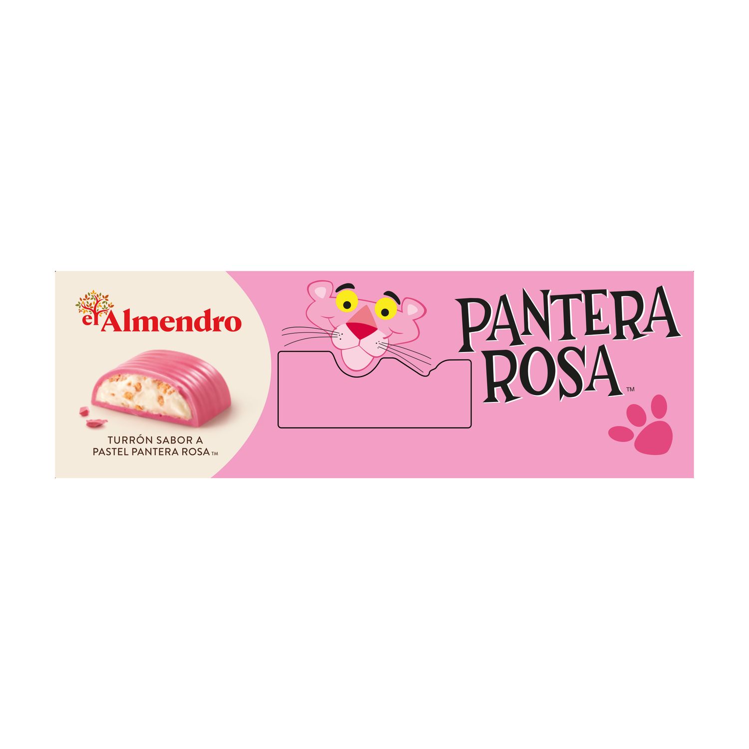 Turrón de pantera rosa EL ALMENDRO 146 g.