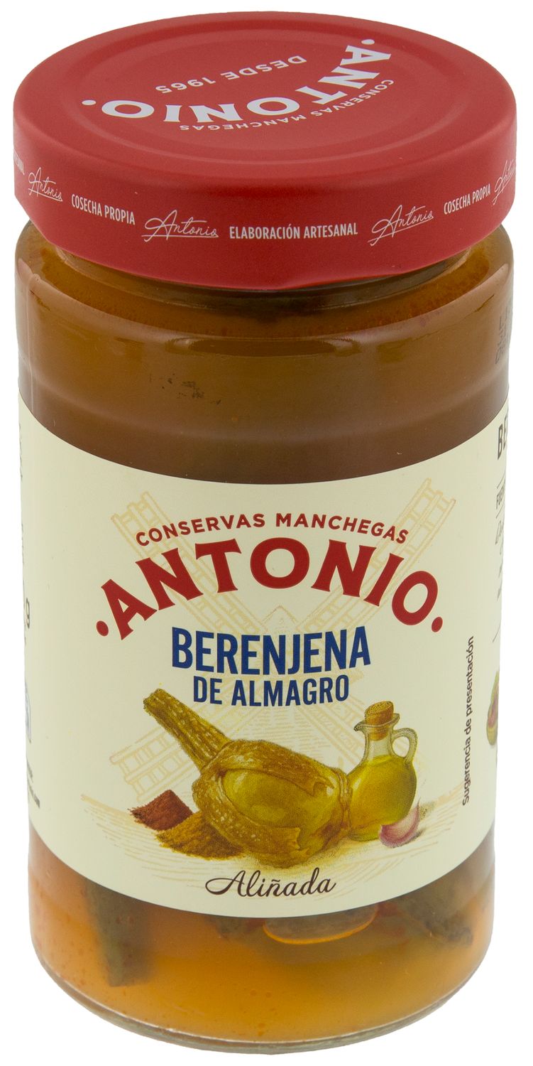 Berenjena de Almagro aliñada ANTONIO 350 g.