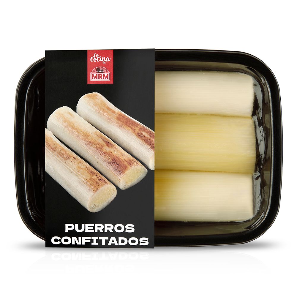 Puerros confitados M.R.M. 200 g.