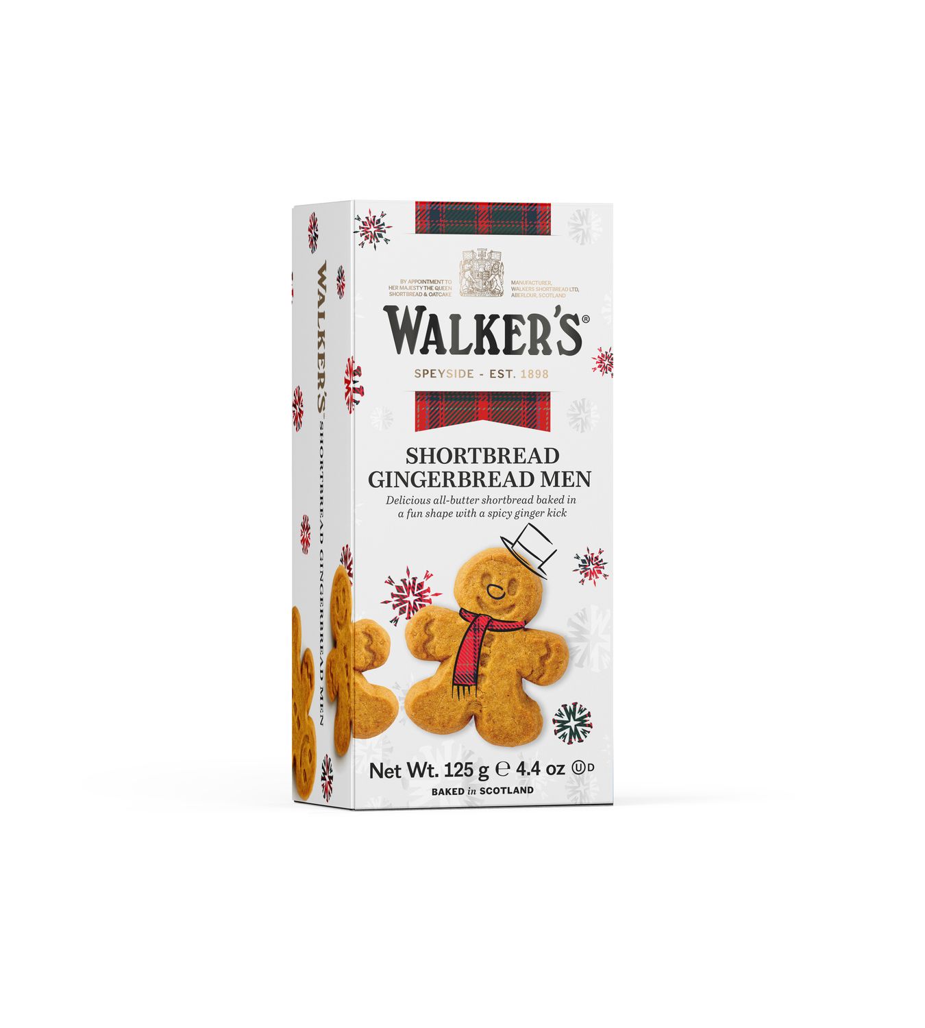 Galletas de mantequilla hombres de jenjibre WALKER&#39;S 125 g.