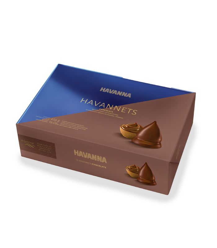 Bocaditos de dulce de leche con cobertura de chocolate HAVANNETS 456 g.