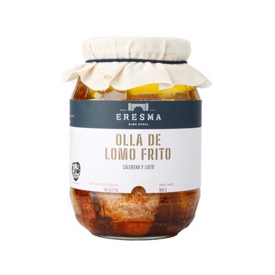 Olla de lomo frito de cerdo duroc 50% ERESMA 900 g.