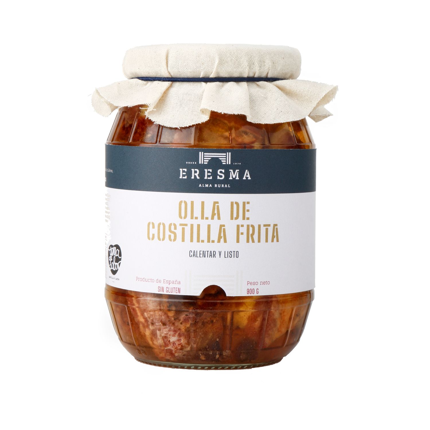Olla de costilla frita de cerdo duroc 50% ERESMA 900 g.