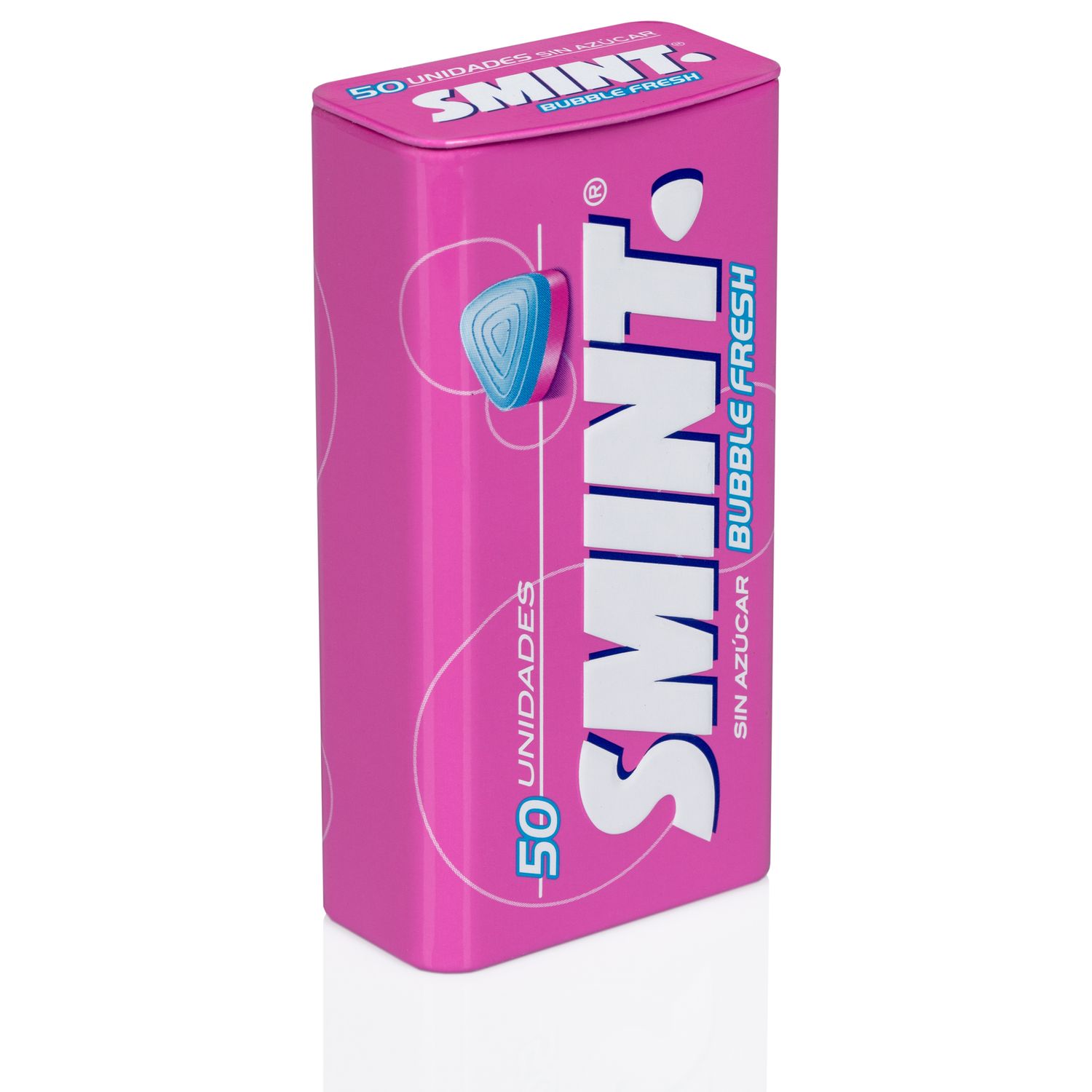 Caramelos bubble fresh sin azúcar SMINT 50 uds. 35 g.