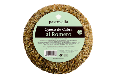 Queso de cabra al romero PASTOVELIA 600 g.