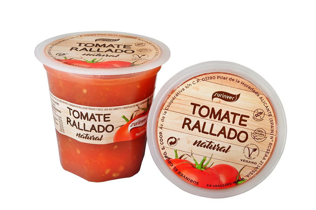 Tomate rallado natural SURINVER 230 g.