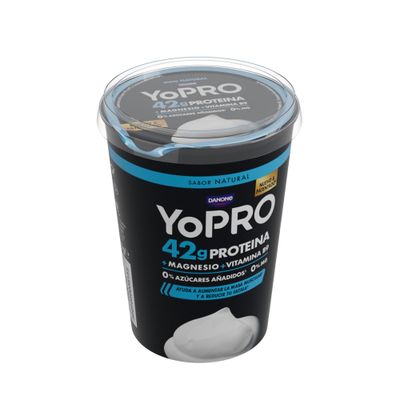 Yogur YOPRO 42 g. proteína sabor natural DANONE 450 g.
