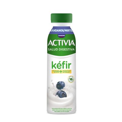 Yogur líquido kéfir arándanos ACTIVIA de DANONE 280 g.
