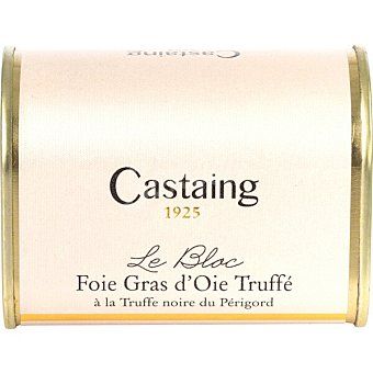 Bloc de foie gras de oca trufado CASTAING 130 g.