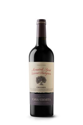 Vino tinto crianza cabernet sauvignon D.O. Jumilla CASA DE LA ERMITA 75 cl.