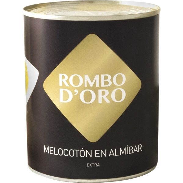 Melocotón en almíbar ROMBO D'ORO.