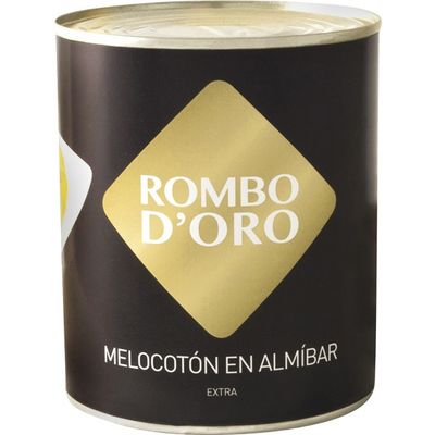 Melocotón en almíbar ROMBO D&#39;ORO.