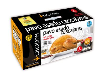 Pavo asado al estilo americano CASCAJARES 8/10 raciones