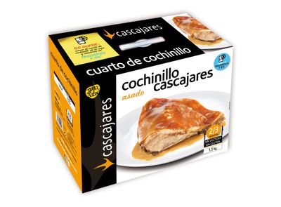 Cuarto de cochinillo cocinado CASCAJARES 2/3 raciones