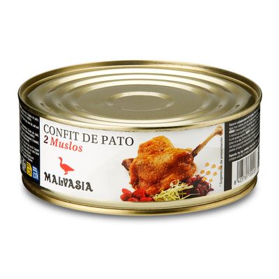 Confit de pato sin gluten  MALVASIA 800 g. 2 ud.