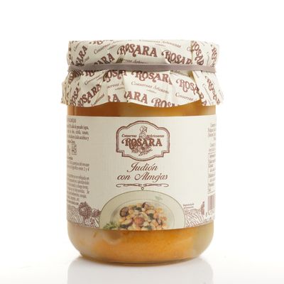 Judión con almejas CONSERVAS ROSARA 445 ml.