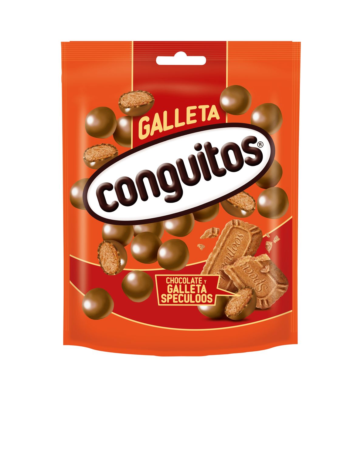 CONGUITOS de chocolate y galleta de speculoos 110 g.