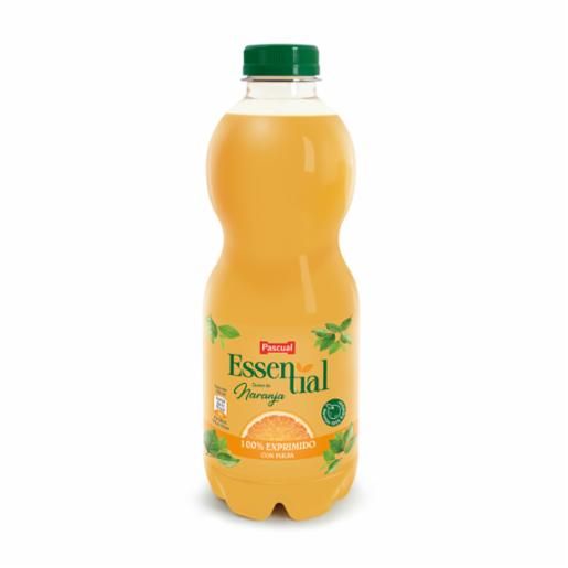 Zumo naranja 100% exp. con pulpa PASCUAL 1 lt.