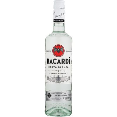 Ron carta blanca BACARDI 700 ml.