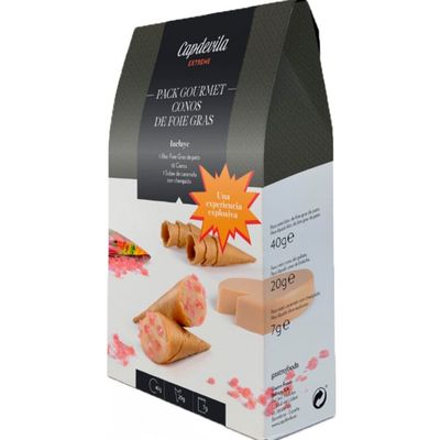 Pack gourmet conos de foie gras CAPDEVILA