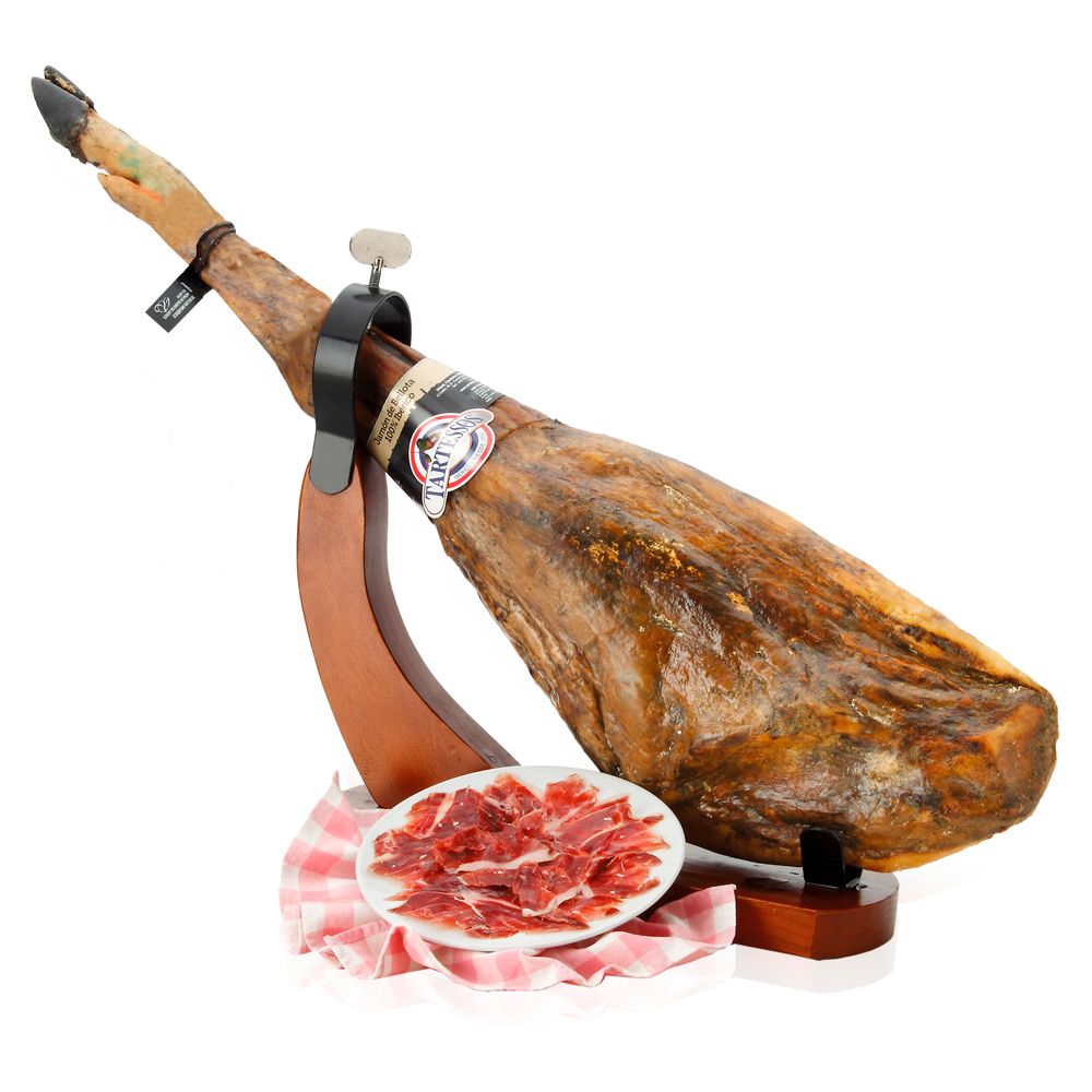 Jamón 100% ibérico de bellota al corte TARTESSOS.