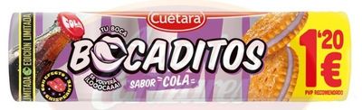 Bocaditos sabor cola CUÉTARA 150 g.