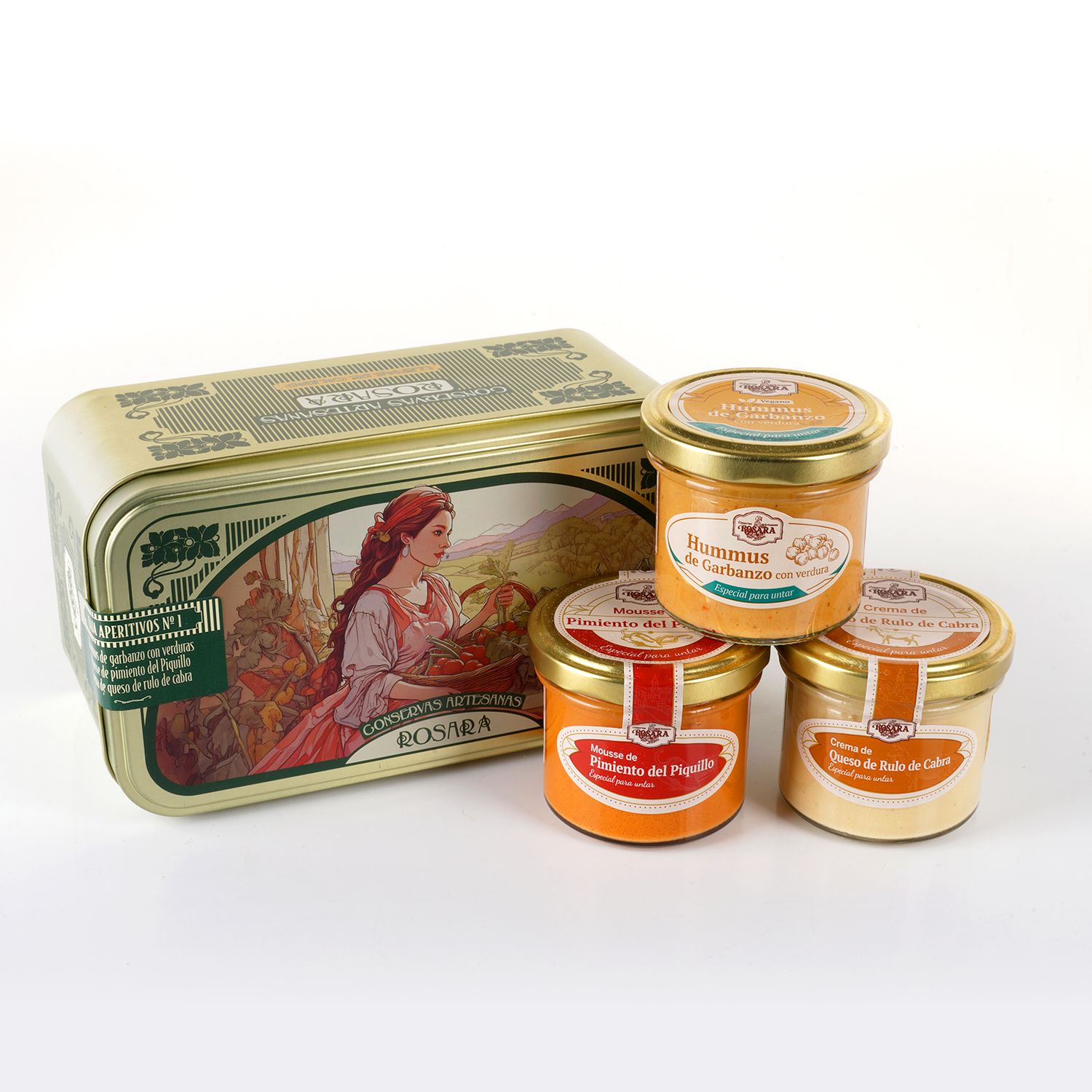 Caja aperitivos  Nº1 CONSERVAS ROSARA