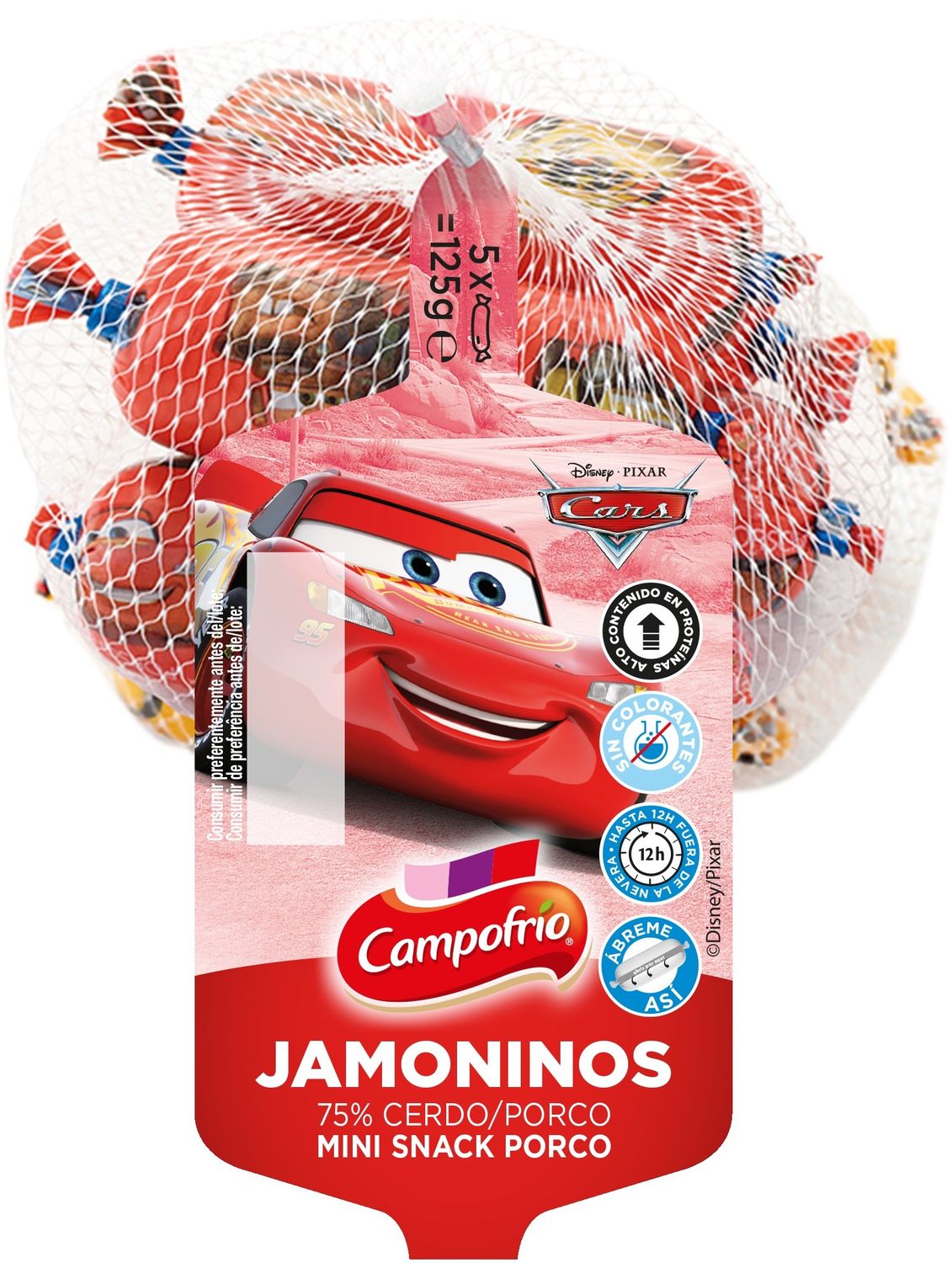 Mini snack Jamoninos CAMPOFRÍO 125 g.