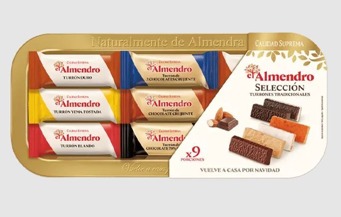 Selección de turrones EL ALMENDRO 226 g.