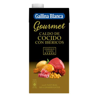 Caldo gourmet de cocido con ibéricos Enrique Tomás GALLINA BLANCA 1 lt.