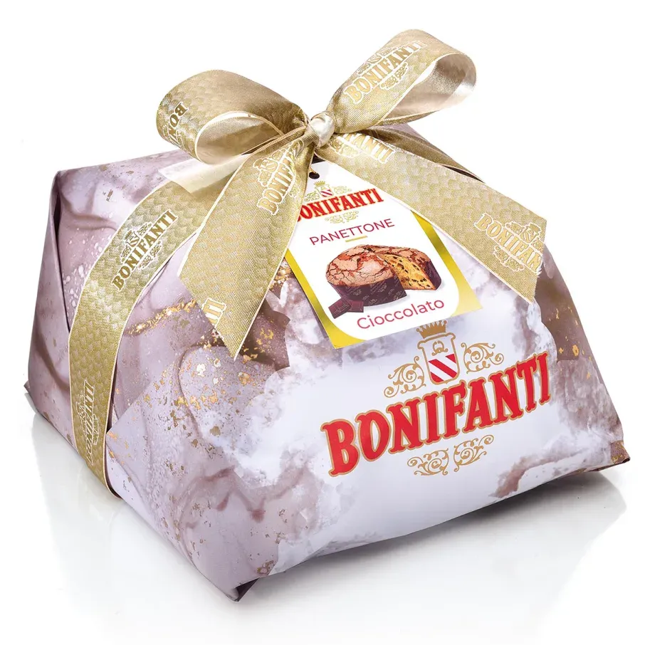 Panettone de chocolate BONIFANTI 1000 g.