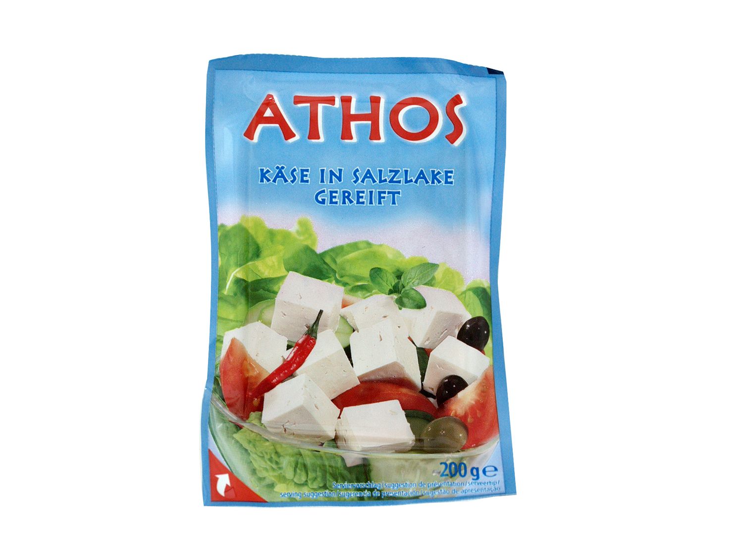 Queso madurado en salmuera ATHOS 200 g.