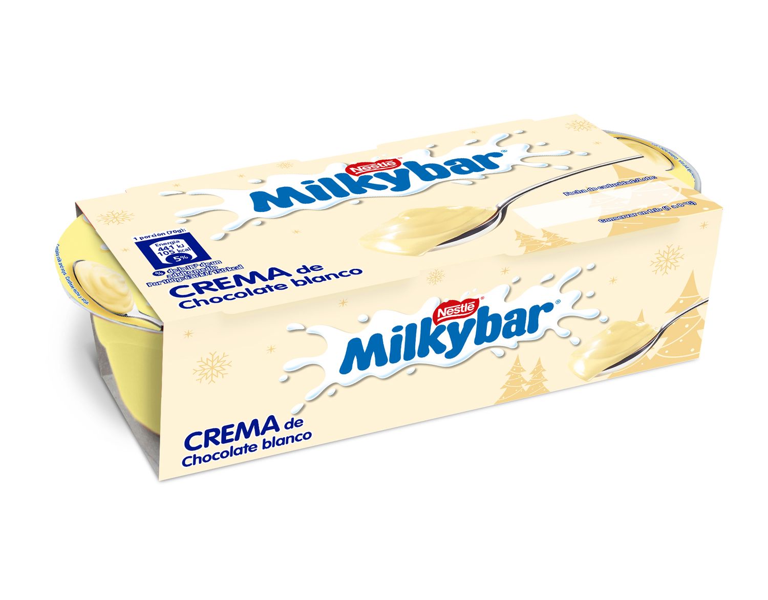 Crema de chocolate blanco Milkybar NESTLE 140 g.