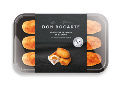 Croquetas de lascas de bacalao DON BOCARTE 250 g.