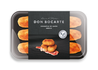 Croquetas de jamón ibérico DON BOCARTE 250 g.