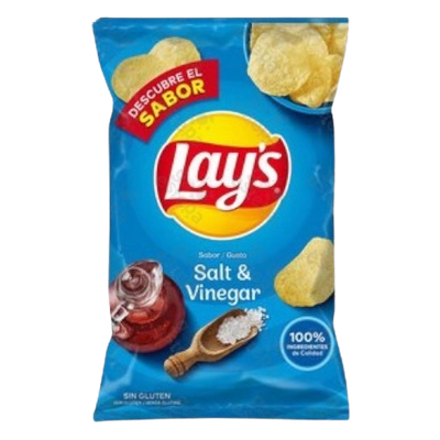 Patatas fritas sabor sal y vinagre LAY'S 115 g.