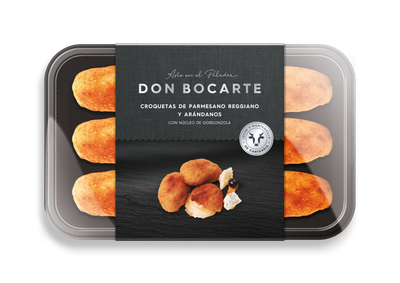 Croquetas de parmesano y arándanos DON BOCARTE 250 g.