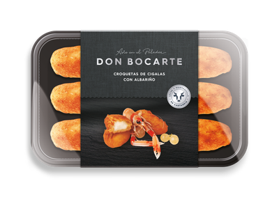Croquetas de cigalas con albariño DON BOCARTE 250 g.