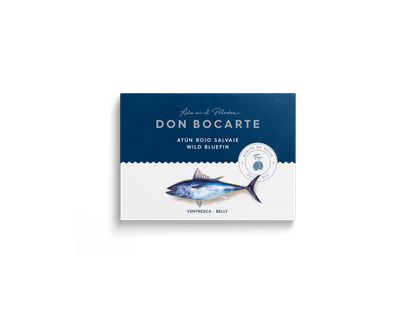 Ventresca de atún rojo salvaje DON BOCARTE 120 g.