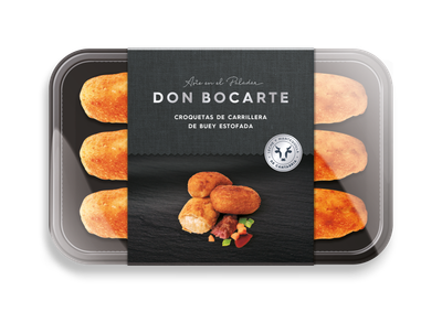 Croquetas de carrillera de buey estofada DON BOCARTE 250 g.