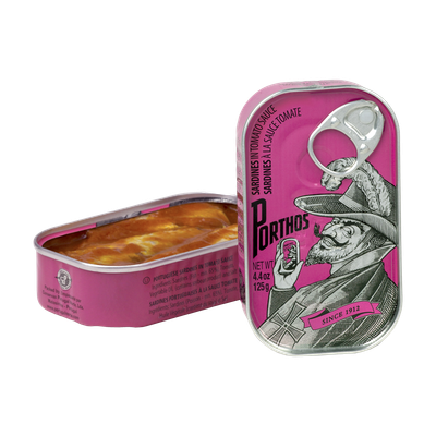 Sardinas en salsa de tomate PORTHOS 125 g.