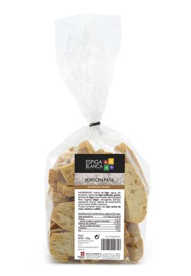 Minichapata pan especial tostada ESPIGA BLANCA 120 g.