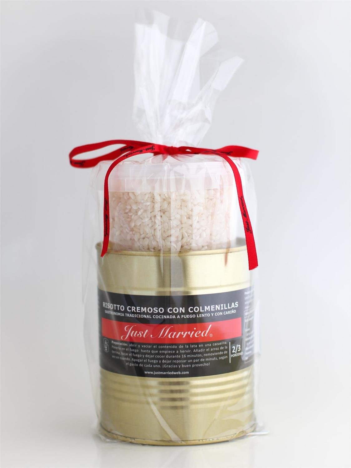 Risotto cremoso con colmenillas JUST MARRIED.