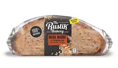 Hogaza de pan de masa madre de cereales THE RUSTIK BAKERY.