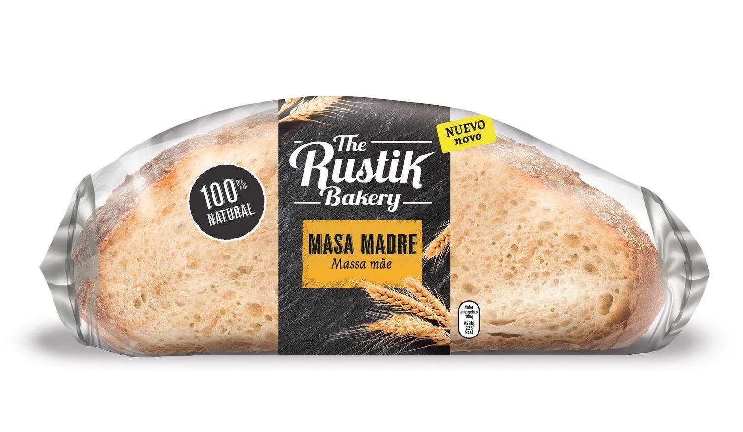 Hogaza de pan de masa madre THE RUSTIK BAKERY.
