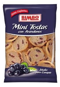 Mini Tostas con Arándanos Bimbo