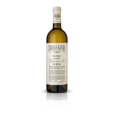 Vino blanco albariño D.O. Rías Baixas TERRAS GAUDA, 75 cl.
