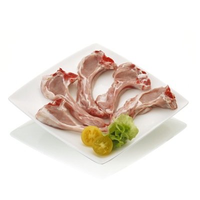 Carret de chuletas de cordero lechal.