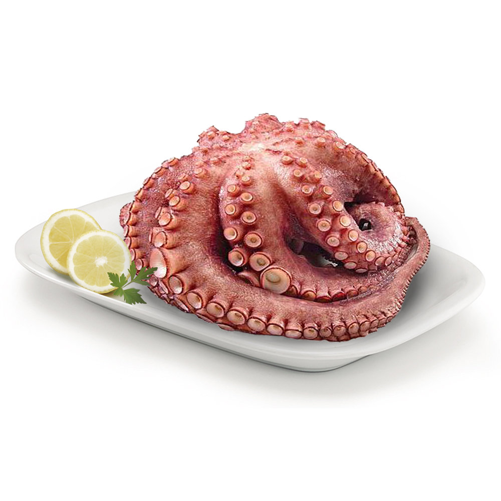 Pulpo cocido.