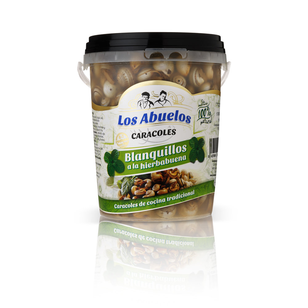 Caracoles blanquillos a la hierbabuena LOS ABUELOS.